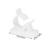 DOITOOL 20pcs Adjustable Cable Clips Holder Self-Adhesive Wire Management Fasteners for Desk Cord Organizer XXL for Tv Computer and Network Cables White view 2
