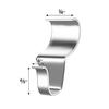 KK5 Siding Hooks for Hanging Heavy Duty Stainless Steel Vinyl Siding Hangers, Low Profile No Hole Siding Clips for Hanging Lights Wreath Decorations Home Storage Room Garage Warehouse Indoor Outdoor view 2