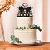 Coffee cups with heart Wedding Cake Topper,Wedding Cake Topper,coffee cups steam heart,Mr and Mrs cake topper,custom wedding cake topper2213 view 1