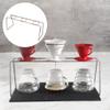 Coffee Dripper Stand Multi-Hole Household Coffee Filter Cup Holder Drip Cup Bracket for Office Kitchen tools, Three Hole Bronze view 4