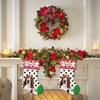MALIHONG 1 Pack Personalized Black Polka Dot Christsmas Stocking with Lovely Dog Labrador Red and White Buffalo Plaid Xmas Decor Gift 14.4 Inch view 3