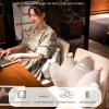 GZPFDQ Bed Rest Reading Pillow,with Blanket and Without Blanket,Lumbar Support Cushion Perfect for Reading or Napping,for Adults Reading/Watching TV/Sitting Up in Bed view 2