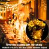16 Pack 30 Led Fairy Lights Battery Operated String Lights 10 Feet Waterproof Twinkle Lights Mason Jar Lights Silver Wire Firefly Lights for Christmas Party Wedding Patio Warm White view 3