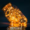 16 Pack 30 Led Fairy Lights Battery Operated String Lights 10 Feet Waterproof Twinkle Lights Mason Jar Lights Silver Wire Firefly Lights for Christmas Party Wedding Patio Warm White view 4