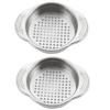 2pcs Stainless Steel Can Strainers Practical Draining Tool for Efficient Filtration of Canned Food and Easy Hanging Storage view 1