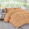 All-Season 500 GSM Goose Down 1 Piece Quiled Pinch Pleated Queen (88'' x 92'') Comforter Set Egyptian Cotton Duvet Insert Queen (88'' x 92'') Peach view 1