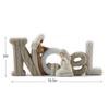 KiaoTime Decorative Noel Sign Christmas Decor Nativity Scene Nativity Set Figurines Christmas Tabletop Decorations Holy Family Figurine and Statue, Seasonal Home Dcor Accent for Christmas view 2