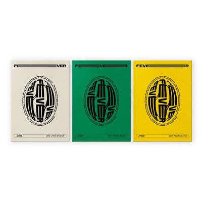 KQ Entertainment ATEEZ ZERO : FEVER EPILOGUE Album Folded Poster Extra Photocards Set DIARY ver.