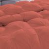 All-Season 500 GSM Brick Red Goose Down 5 Pieces Quiled Pinch Pleated Comforter Set (Comforter + 4 Pillow Cases) 1000 Series Egyptian Cotton Duvet Insert Super Queen view 3