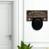 Brd Gifts Personalized Key Holder for Wall - Custom Key Hanger with Family Name, 12 Designs, 8 Background Options, Housewarming Presents for New Home, Wedding Gifts for Couple - Large view 3