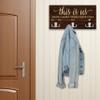 Brd Gifts Personalized Key Holder for Wall - Custom Key Hanger with Family Name, 12 Designs, 8 Background Options, Housewarming Presents for New Home, Wedding Gifts for Couple - Large view 4