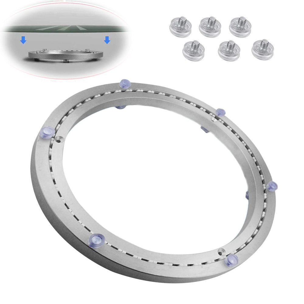  8 20 32 Inch 360 Degree Mute Rotating Aluminium Alloy Table Bearing, Lazy Susan Turntable Swivel Base, Ideal For Glass/granite/wood Dining Tables, No Need To Install, Round Table Swivel Hardware