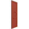 15"W x 51"H True Fit PVC Center Circle Arts & Crafts Fixed Mount Shutters, Colorful Leaves (Per Pair - Hardware Not Included) view 2