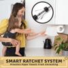 One Handed Tear Wall Mounted & Under Counter Paper Towel Holder Dispenser - Stainless Steel Wall Mount Paper Towel Holder - Easy to Install Horizontally or Vertically - Hardware Included  11 Inches view 4