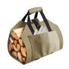 XIANGGUI 1983 Firewood Bag Outdoor Firewood Bags Canvas Tote Bag Firewood Carrier Rack with Storage Pocket Wood Holder Wood Baskets view 1