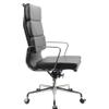 URINGO Office Desk Chair with Arm, PU Leather Cushioned Swivel Gas Stool Adjustable Height Home Office Armchair view 1