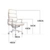 URINGO Office Desk Chair with Arm, PU Leather Cushioned Swivel Gas Stool Adjustable Height Home Office Armchair view 2