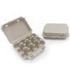 Henlay Quail Egg Cartons - Recycled Cardboard Paper Pulp 3x4 Square Style - Holds One Dozen Quail Eggs- Bulk (144) view 2