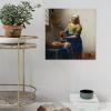 11 Masterpieces by Johannes Vermeer - The Milkmaid Canvas Art Poster and Wall Art Picture Print Modern Family Bedroom Decor Posters 28x28inch(70x70cm) view 3