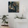 11 Masterpieces by Johannes Vermeer - The Geographer Poster Decorative Painting Canvas Wall Art Living Room Posters Bedroom Painting 28x28inch(70x70cm) view 4