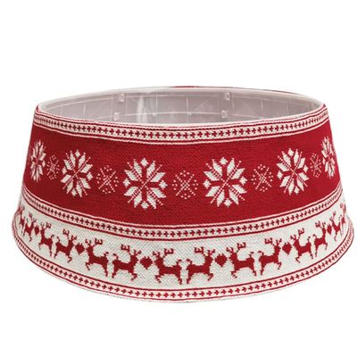 Christmas Tree Skirt Christmas Tree Collar,30 Inch Christmas Tree Skirt,Elk Snowflake Xmas Tree Ring Bottom Decoration Removable,Christmas Decor Best Decoration