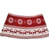 Christmas Tree Skirt Christmas Tree Collar,30 Inch Christmas Tree Skirt,Elk Snowflake Xmas Tree Ring Bottom Decoration Removable,Christmas Decor Best Decoration view 3