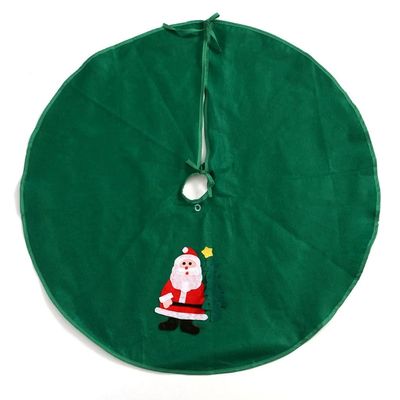 Christmas Tree Skirt Christmas Tree Skirt,Non-Woven Xmas Tree Skirt 31 Inches,with Cute Santa Claus Pattern,Christmas Home Holiday Decoration Gifts Best Decoration