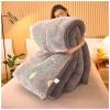 BDMFJY Super Warm Lamb Quilt Winter Blanket King Queen Twin Size Double-Sided Velvet Quilt Thickened Warm Autumn Spring Plush Comforter Core,F,200x230cm(3kg) view 2