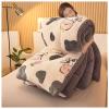 BDMFJY Super Warm Lamb Quilt Winter Blanket King Queen Twin Size Double-Sided Velvet Quilt Thickened Warm Autumn Spring Plush Comforter Core,E,200x230cm(3kg) view 2