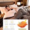 BDMFJY 2.5-5 Kg Super Warm Lamb Solid Color Winter Blanket Double-Sided Fleece Quilt Thickened Warm Plush Quilt,A,200x230cm(5kg) view 2