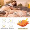 BDMFJY Super Warm Lamb Quilt Winter Blanket King Queen Twin Size Double-Sided Velvet Quilt Thickened Warm Autumn Spring Plush Comforter Core,B,180x220cm(3.5kg) view 4