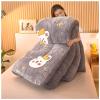 BDMFJY Super Warm Lamb Quilt Winter Blanket King Queen Twin Size Double-Sided Velvet Quilt Thickened Warm Autumn Spring Plush Comforter Core,H,200x230cm(3kg) view 2