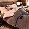 BDMFJY Super Warm Lamb Quilt Winter Blanket 2.5-5 Kg Double-Sided Velvet Quilt Thickened Warm Autumn Spring Plush Comforter Core,Gray,150x200cm(3.5kg) view 3