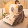 BDMFJY Super Warm Lamb Quilt Winter Blanket King Queen Twin Size Double-Sided Velvet Quilt Thickened Warm Autumn Spring Plush Comforter Core,D,150x200cm(3.5kg) view 2