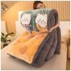 BDMFJY Super Warm Lamb Quilt Winter Blanket King Queen Twin Size Double-Sided Velvet Quilt Thickened Warm Autumn Spring Plush Comforter Core,I,200x230cm(3kg) view 2