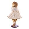 Vickerman 18" Mocha Velvet Fairy Girl with Stand. view 3