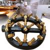 Commercial Jet Burner Natural Gas Jet Burner Round Nozzle Jet Burner for Chinese Wok Range Grilling Stir Fry Cast (20 Heads) view 2