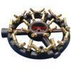 LOYALHEARTDY Commercial Jet Burner for Chinese Wok, Natural Gas, 32 Heads, 80,000 BTU, Cast Iron, Black, Adjustable Temperature Control view 3