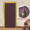 Magnetic Thermal Insulated Door Curtain 5987inch, Winter Household Windproof Air Conditioner Partition Curtain with Heavy Duty Bi Fold Door Easy Install, for Air Conditioner Heater Room/Kitchen view 3