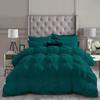 High Kotton All Season Comforter Summer Cooling 3 Piece Comforter King/Cal-King Size, Exquisite Pinch Pleat Design, Premium Baffle Box, 800 Thread Count 100% Egyptian Cotton - Teal view 1
