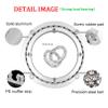 8/14/24/32 Inches Table Turntable Base Bearing, 360 Degree Rotating Turntable Ring, Heavy Duty Aluminium Alloy Rotating Bearing, For Kitchen Dining Table, Also Used For DIY Rotating Tools view 4