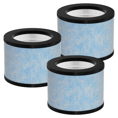 TZ-K1 DH-JH01 HEPA Replacement Filter Compatible with AROEVE MK01 MK06 MG01JH, ToLife TZ-K1, FreAire KN6391 and Kloudi DH-JH01 Air Cleaner Purifier, Pack of 3
