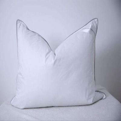 ArcticNorthDown Grey Goose Feather and Down Pillow for Sleeping,Soft Bedding Pillow Support Sleeping One Pack(Queen, White)