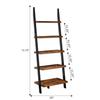 Convenience Concepts American Heritage Bookshelf Ladder, Barnwood/Black view 3