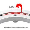 16 Inch Heavy Duty DIY Swivel Turntable Lazy Susan Rotating Turntable Bearing Swivel Plate Aluminium Smooth & Quiet Large Turn Table For Kitchen Dining-Table Multi-size Multi-purposec view 2