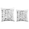 Book Due Date Library Card Throw Pillow view 3