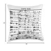 Book Due Date Library Card Throw Pillow view 4