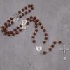 Rosarium Industria de Artigos Religiosos Catholic Handmade Scented Our Lady of Fatima Rose Petal Rosary Beads for Woman Made in Portugal view 3