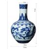Vases for Decor Vase Ancient Chinese Palace Ornaments Wonderful Accent Piece White Porcelain Excellent Jingdezhen Ceramics Home Decoration view 2