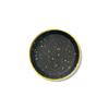 Coterie Black and Gold Paper Plates (Set of 10 Small Plates) - Star Paper Plates, Galaxy Plates, Space Party Plates, Modern Paper Plates | 7.25" Fancy Paper Plates view 1